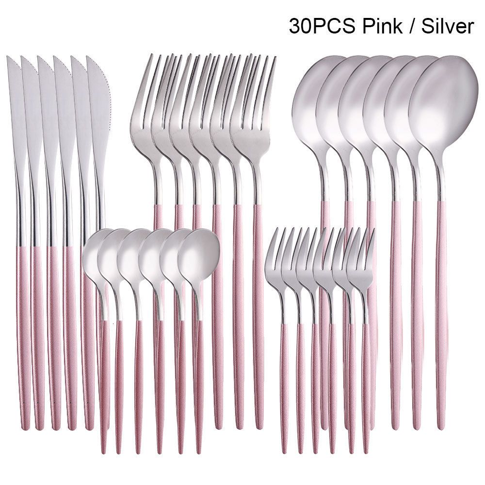 silver pink 30pcs