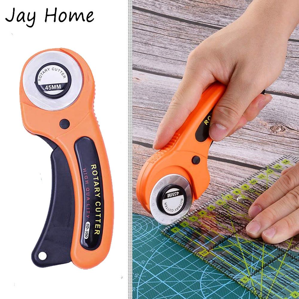 New 45mm Rotary Cutter Set Leather Craft Cutting Tool with