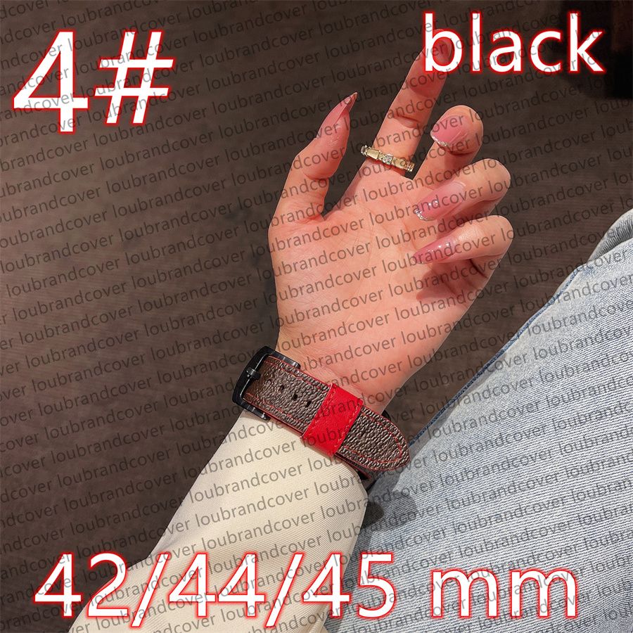 L4#preto/vermelho 42/44/45/49mm V+logotipo