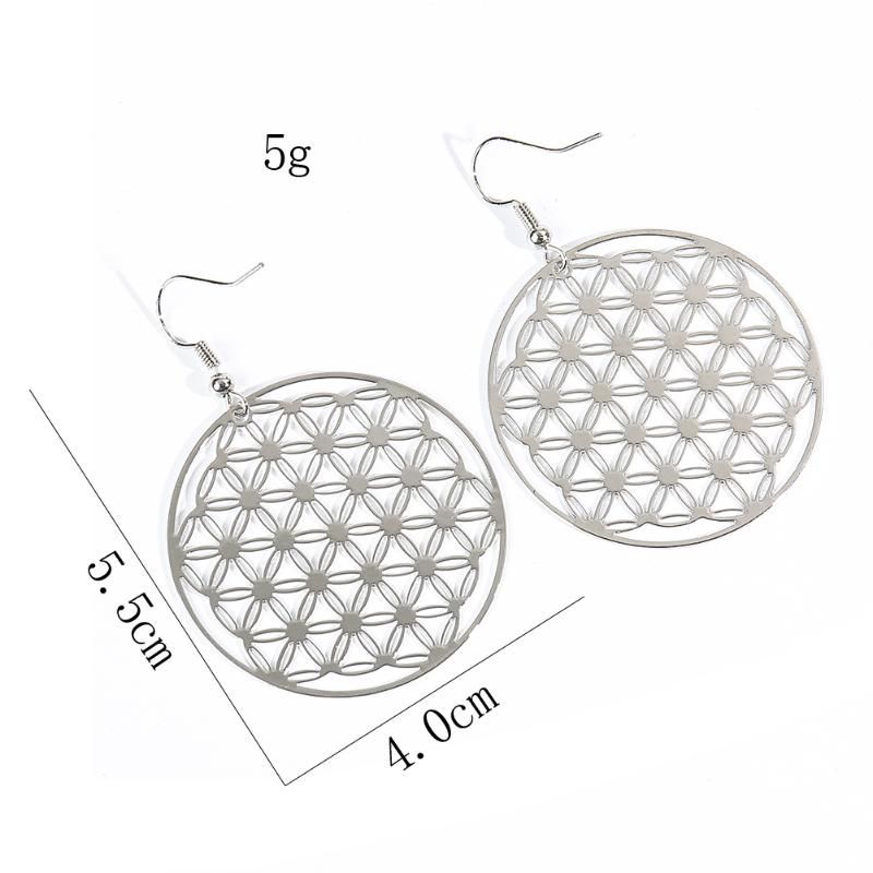 1 PAir Flower of Life