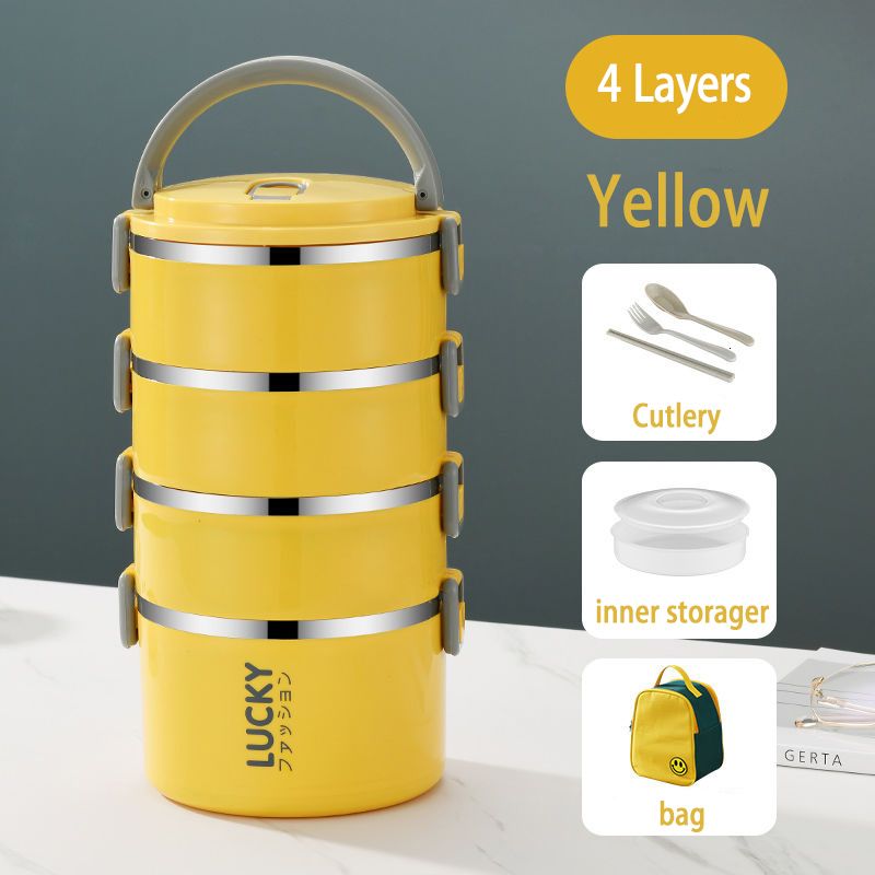 4 Yellow with Bag