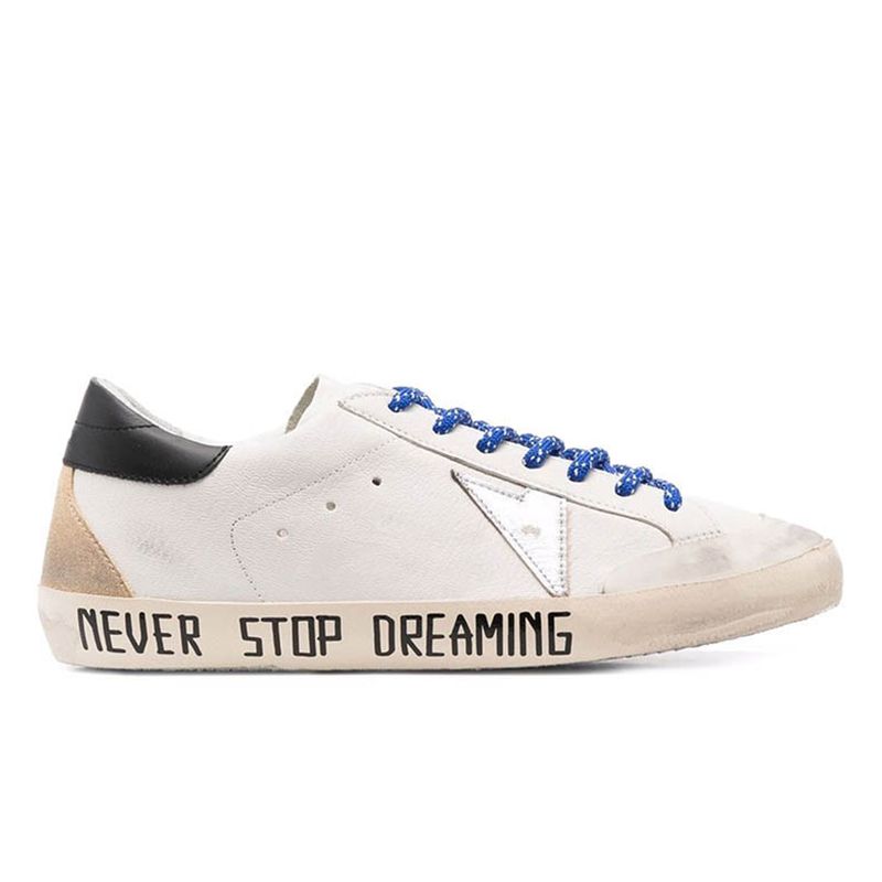 35-46 Never Stop Dreaming White Black Si