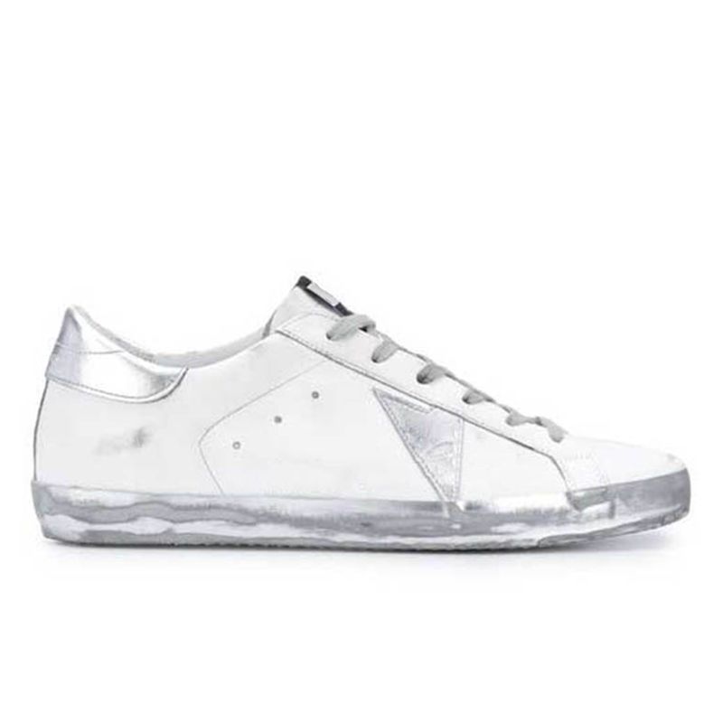 35-46 White Silver Sparkle