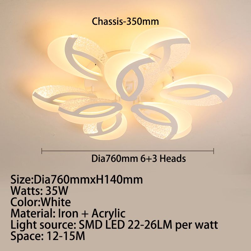 9LT Белый Китайский Dimmable RC с приложением