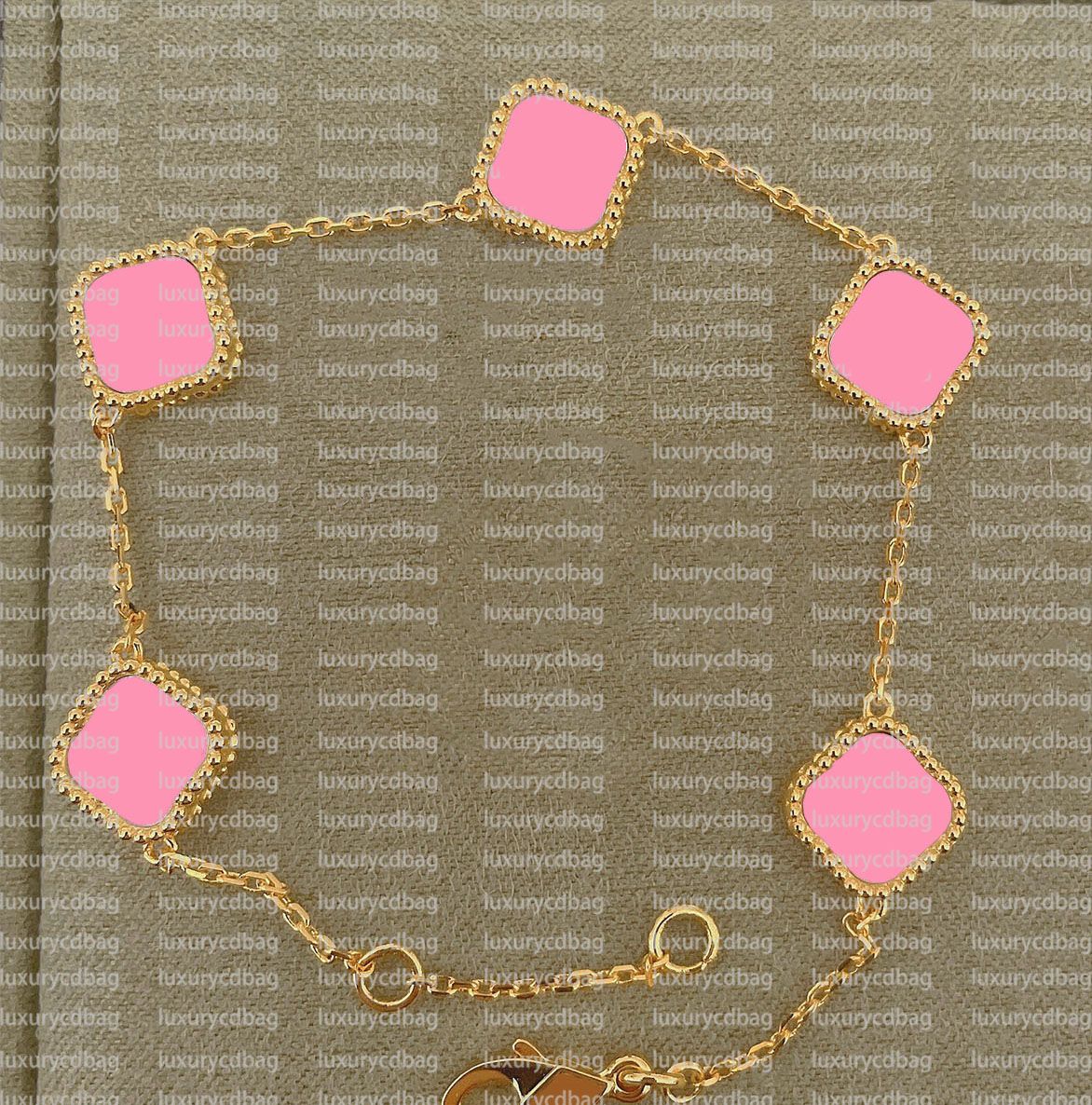 Bracelet (Gold + Pink)