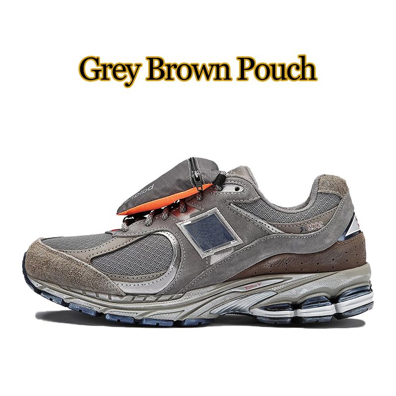 Grey Brown Pouch