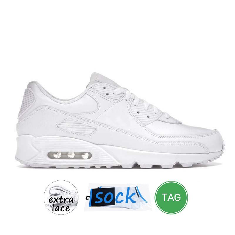 A1 Triple White Leather 36-46