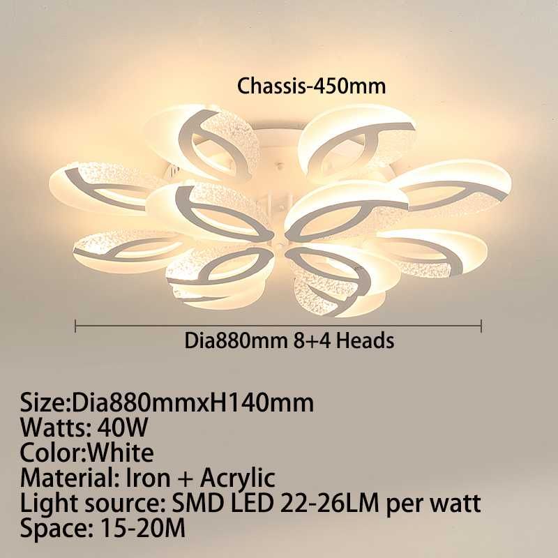 12LT Белый Китайский Dimmable RC с приложением