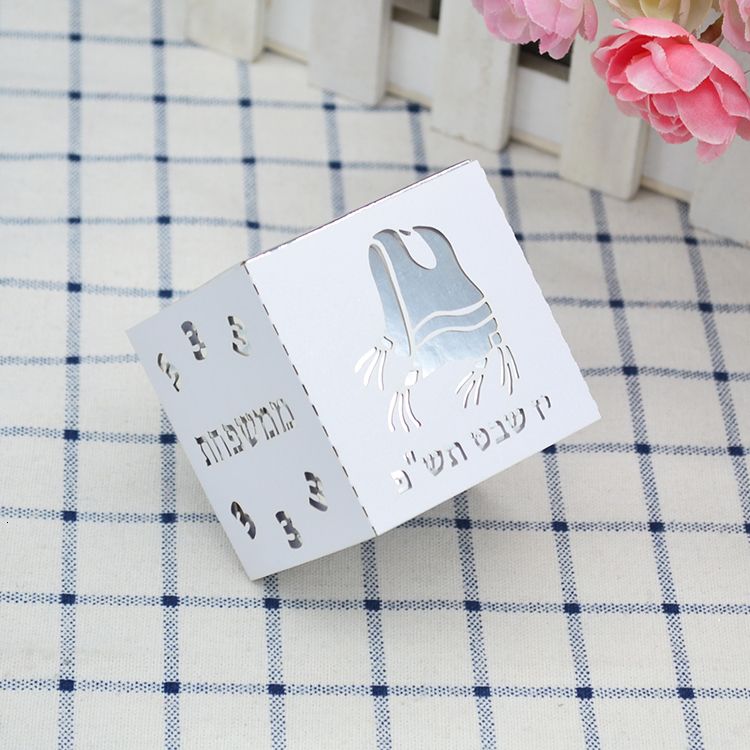 Metallo argento bianco-6x6x6cm