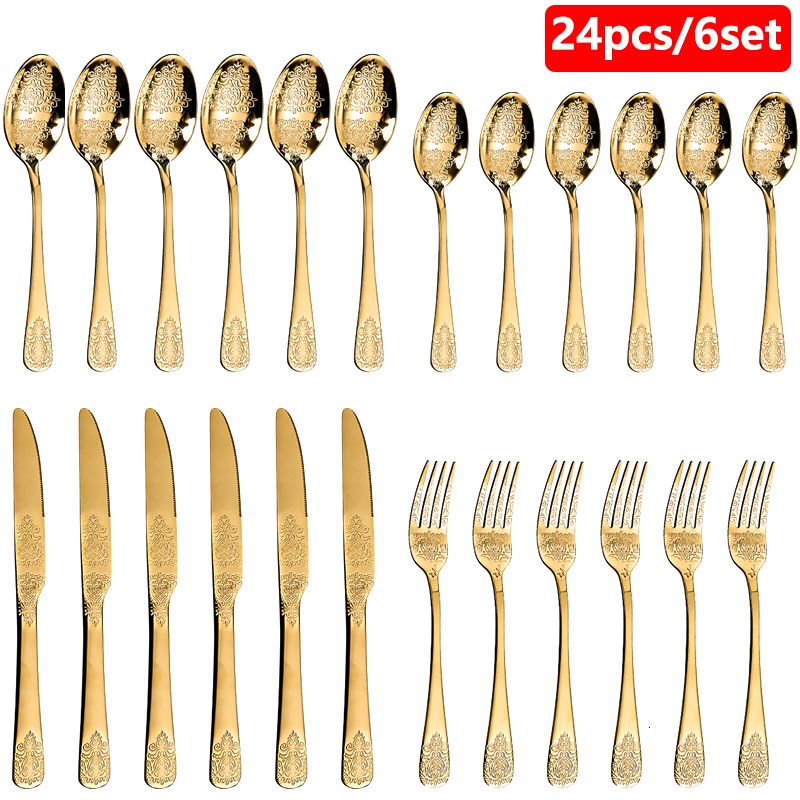 24pcs golden