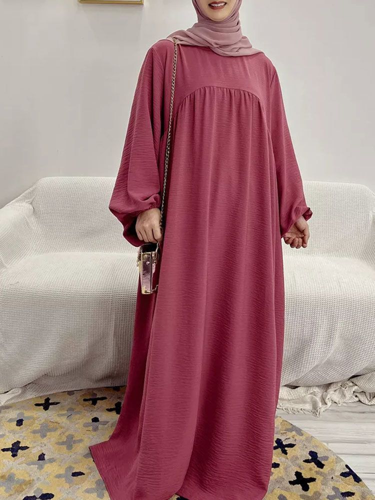 Rose Red Abaya-1