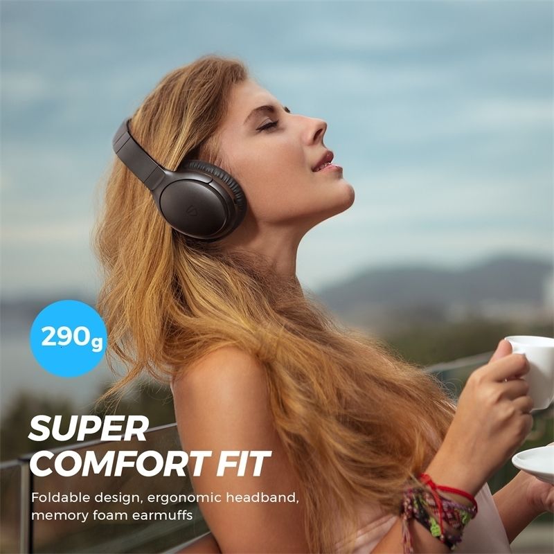 Headsets SOUNDPEATS Active Noise Cancelling Headphones Wireless