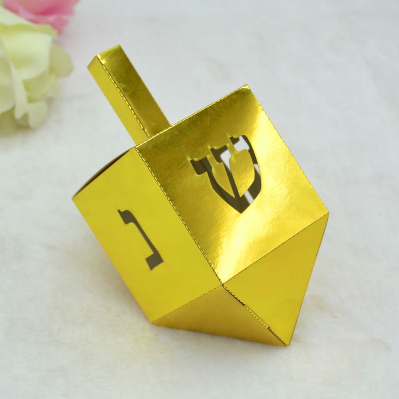 Metallisk guld-6x6x13.5cm