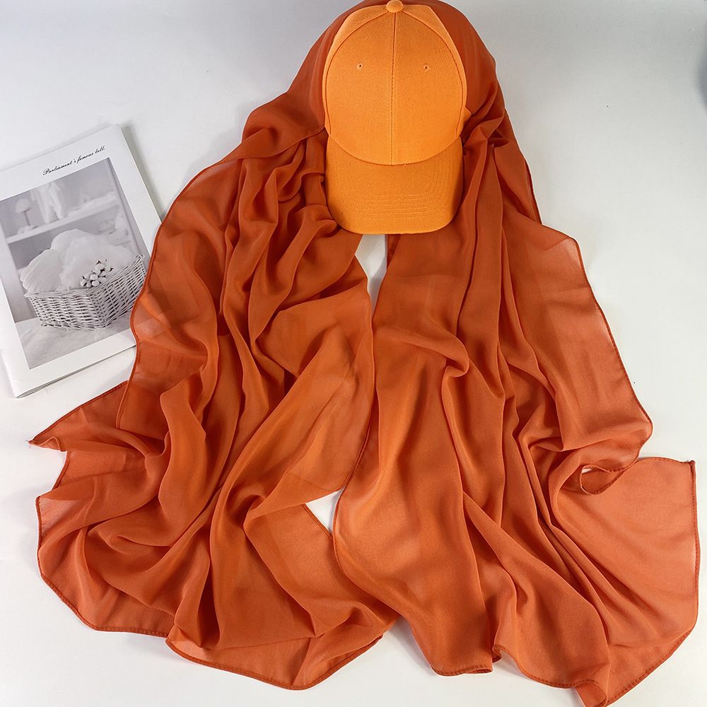 orange chiffon