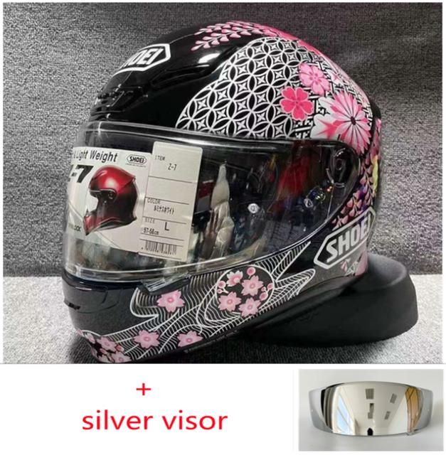 silver visor