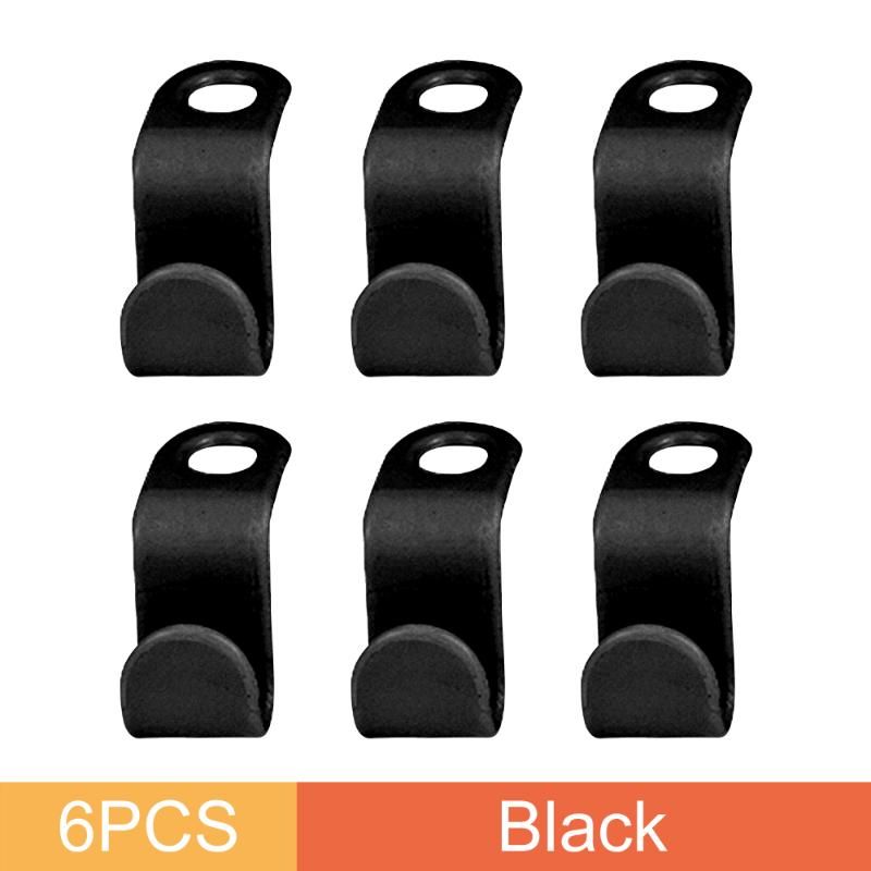 6pcs Black 5.5x2cm