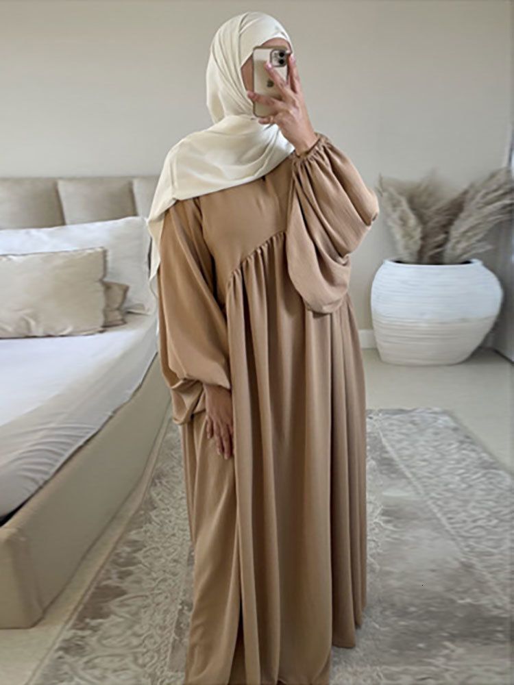 Khaki abaya-1pcs-size1長さ141cm