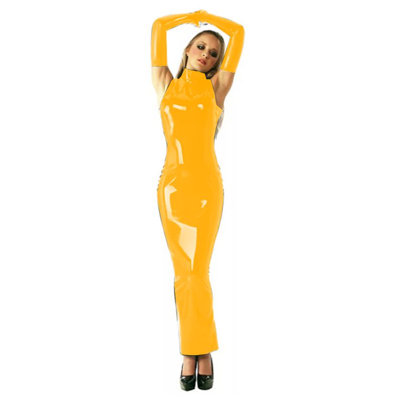 Apenas vestido amarelo