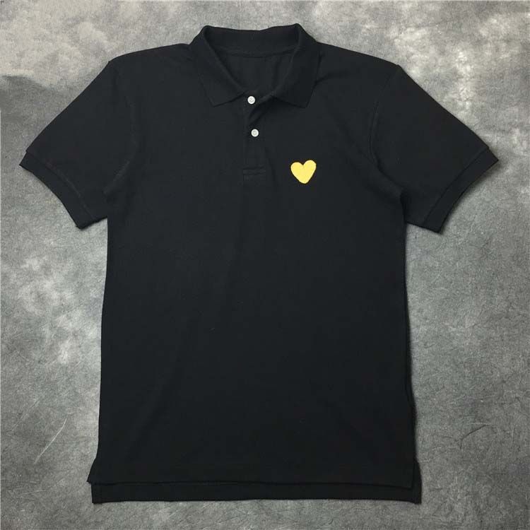 black with gold heart