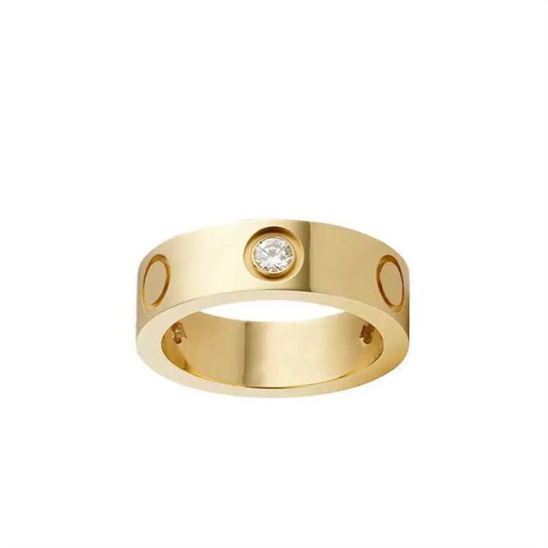 Gold (6mm) -Love anello