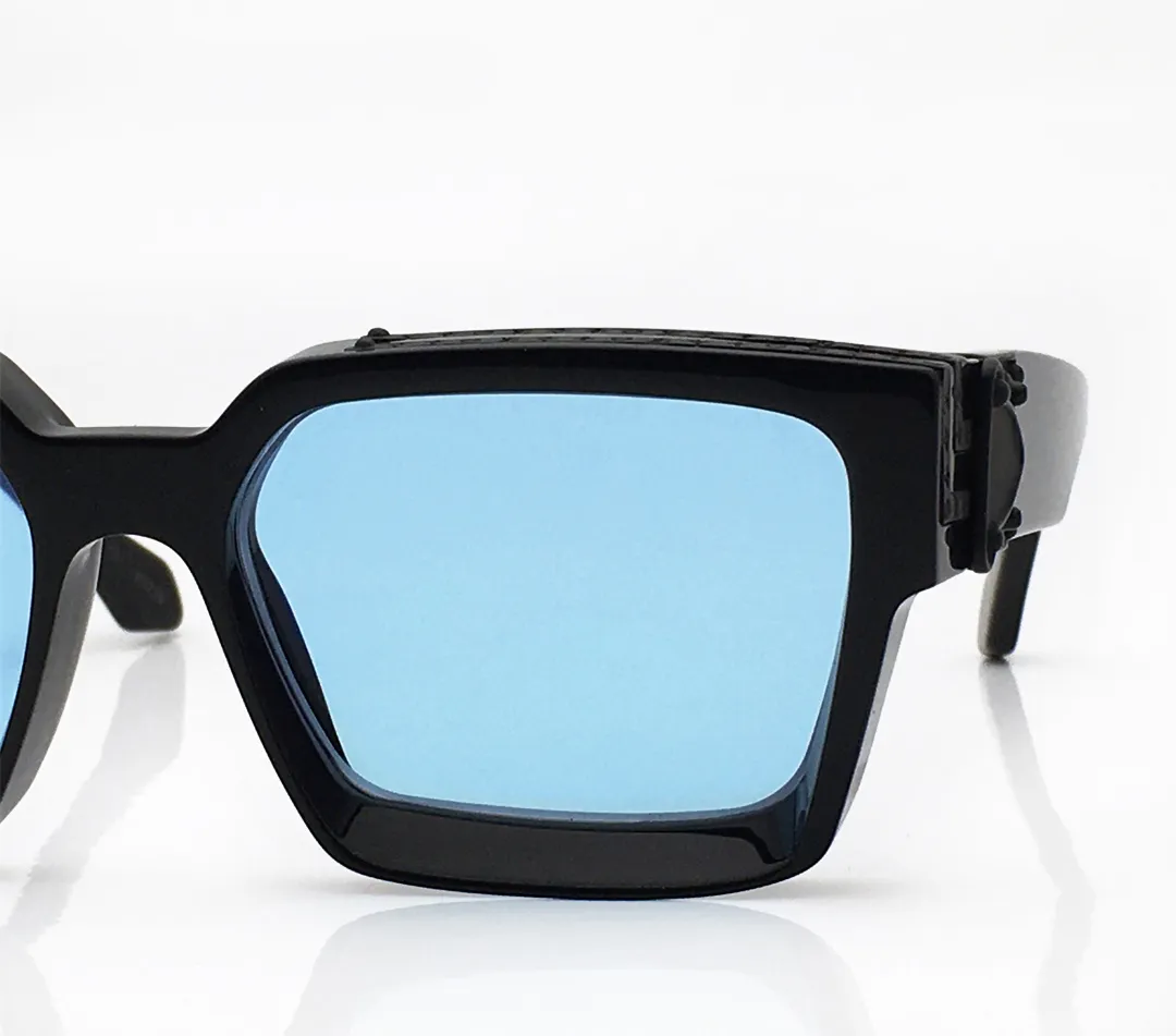 Vintage Square Millionaire Blue Sunglasses For Men And Women Avant