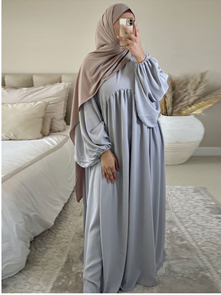 Lightgray abaya-1pcs-size1長さ141cm