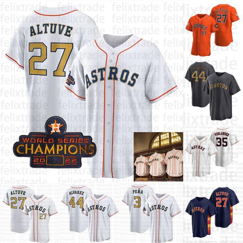 Nike Youth Houston Astros Gold Kyle Tucker Replica Jersey