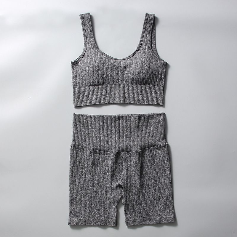 Gray Short Set