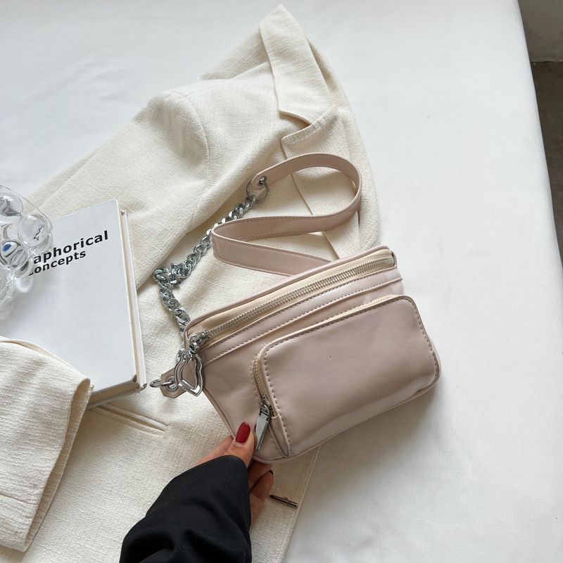 beige waist pack