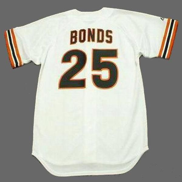 25 Barry Bonds 1993 White