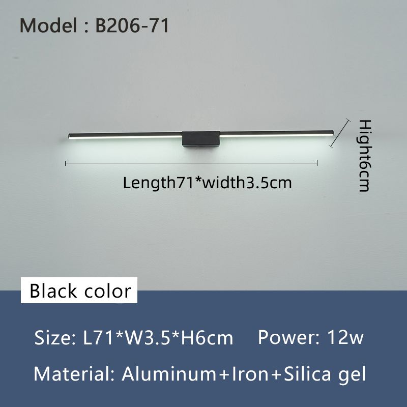 Length 70cm Black Warm white