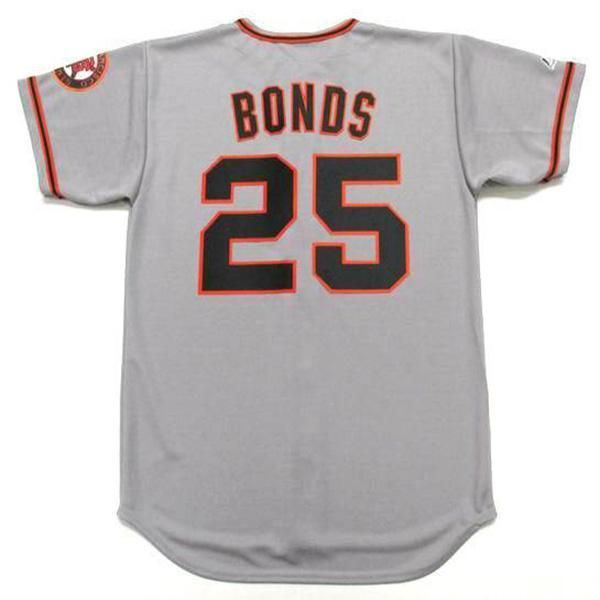 25 Barry Bonds 2002 Gray