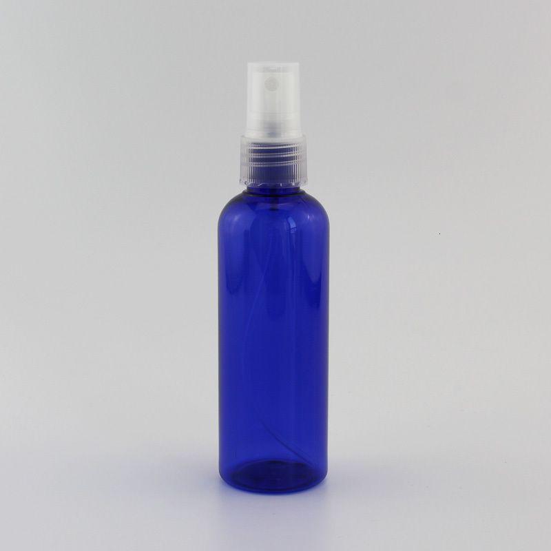 青いボトルクリア-100ml-プラスチック