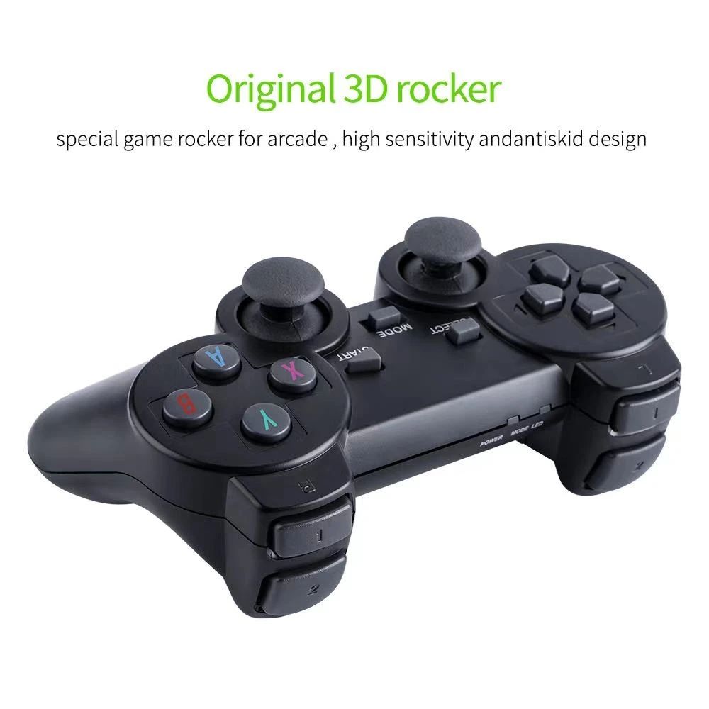 Video Game Console 64G Built-in 10000 Games Retro handheld Game Console  Wireless Controller Game Stick For PS1/GBA Kid Xmas Gift