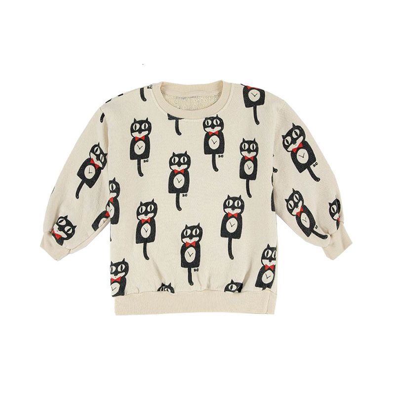 beige cat sweater