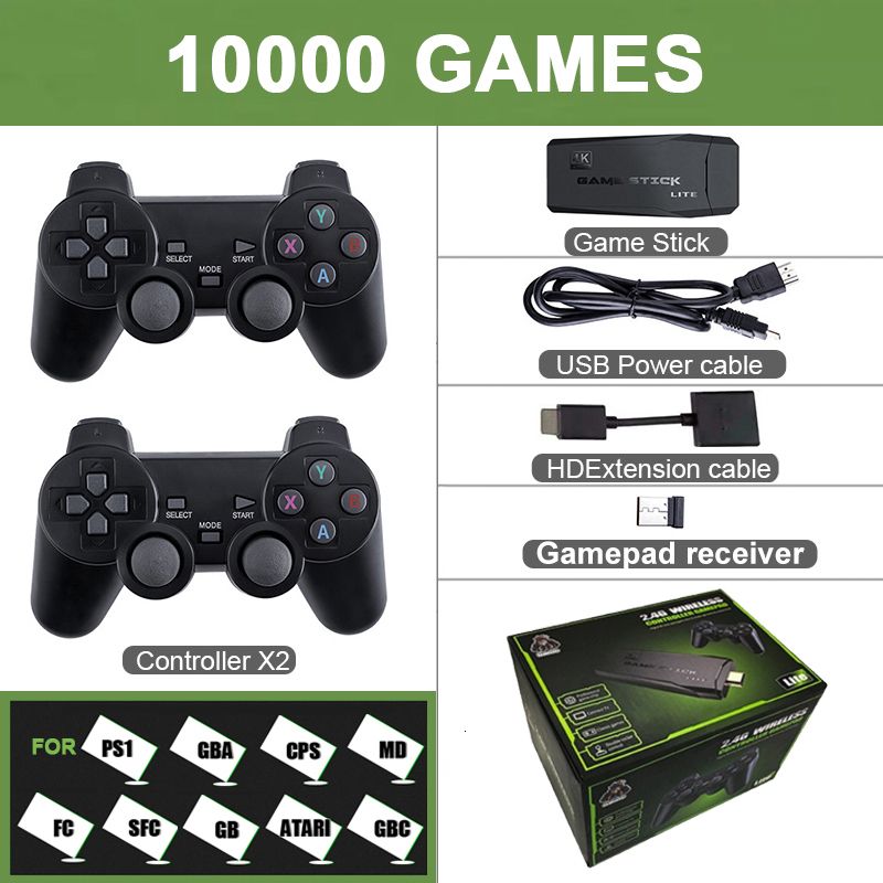 10000 med 2 gamepad