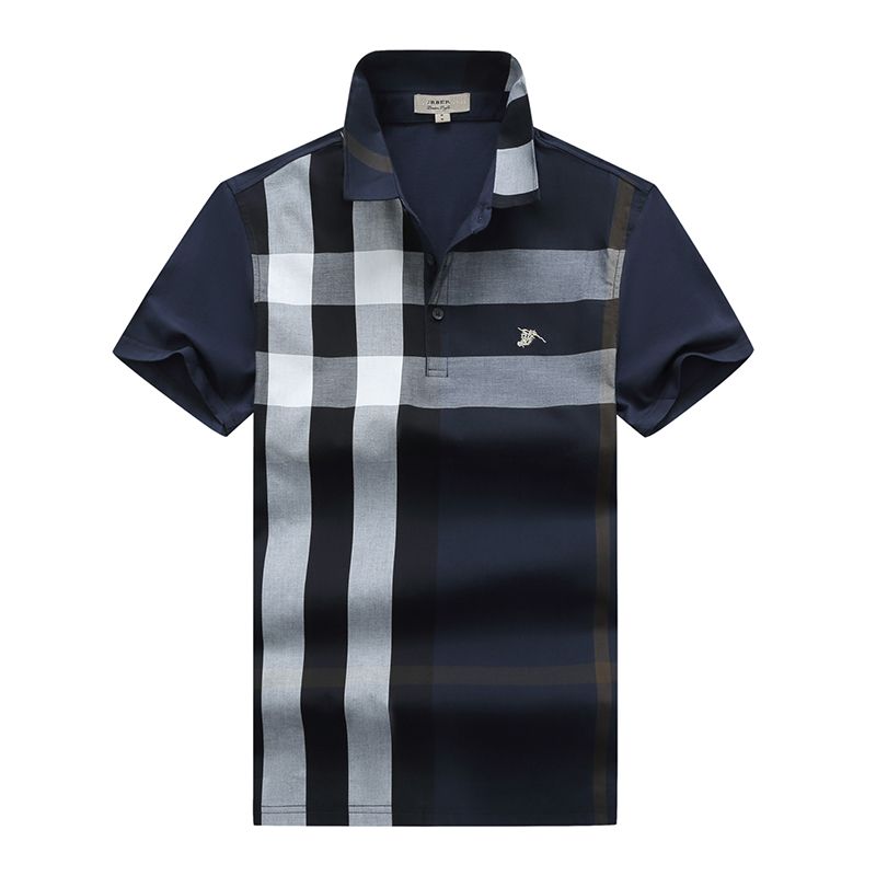 Mens Polos Designer T Shirt High Street Embroidered Burrerys Mens Polo