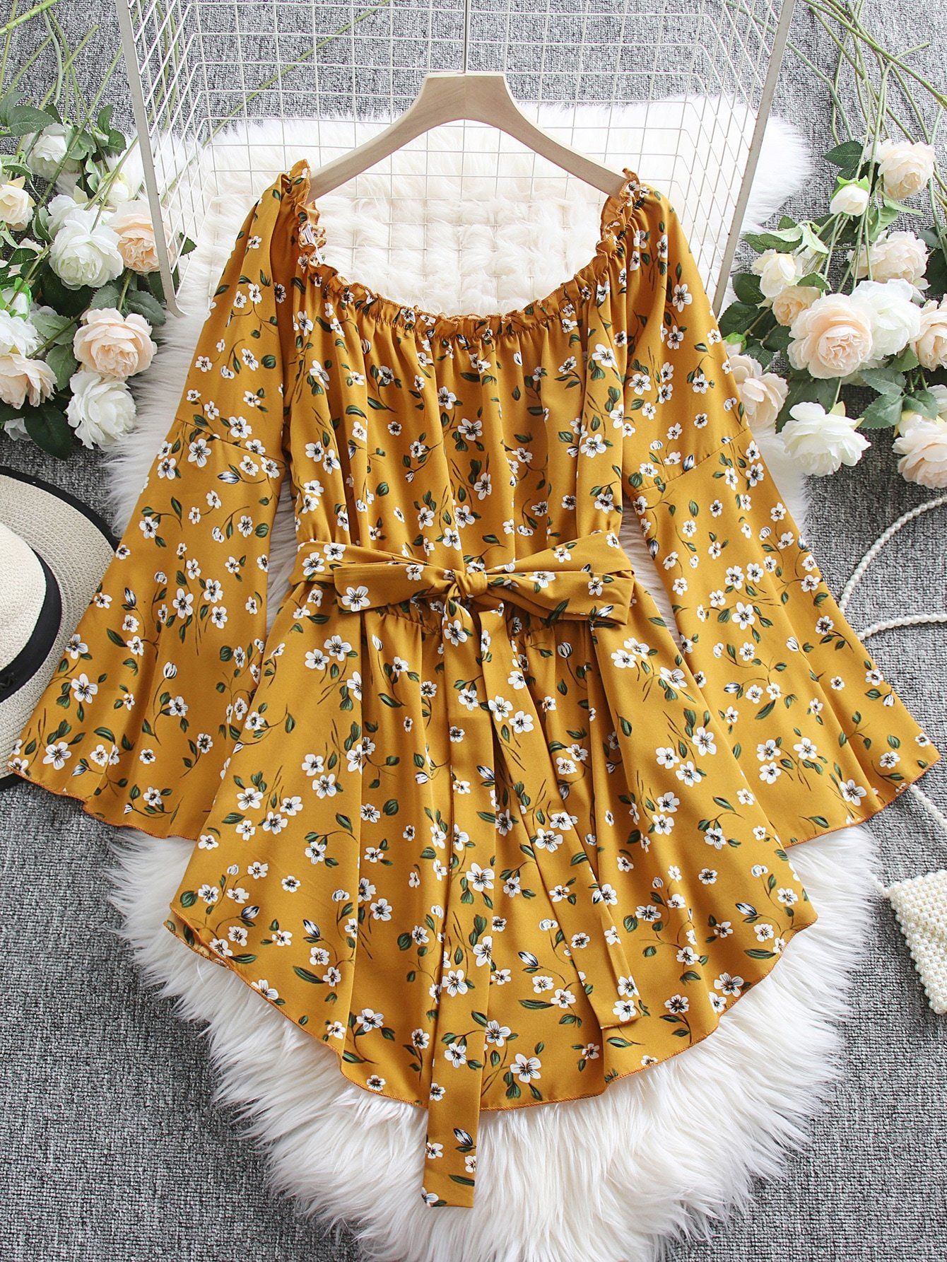 floral yellow