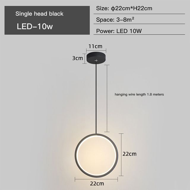 1 cabeça de luz branca