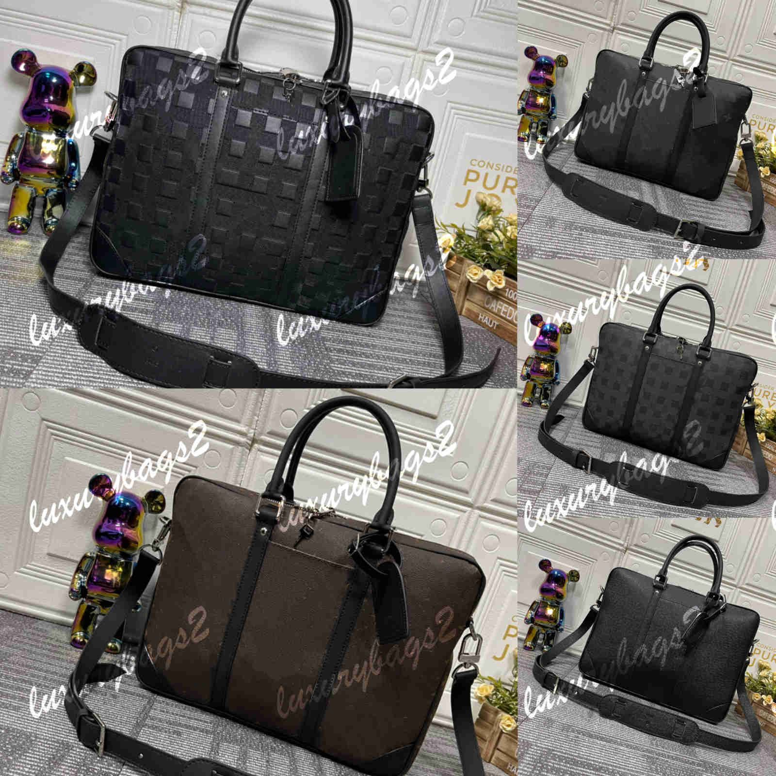 Mens Bag Briefcases Fashion Designer Bags Men Shoulder Bag Designers Handbag  HPB M46457 M40445 Messenger Genuine Leather Handbags 36.5cm Crossbody From  Luxurybags2, $114.78