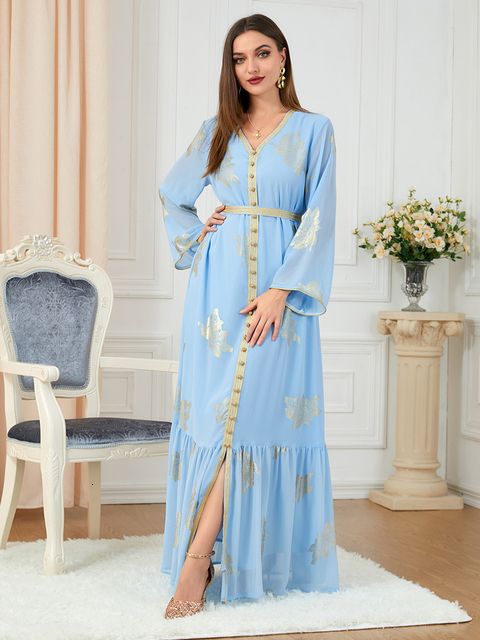 Robe bleu clair-l