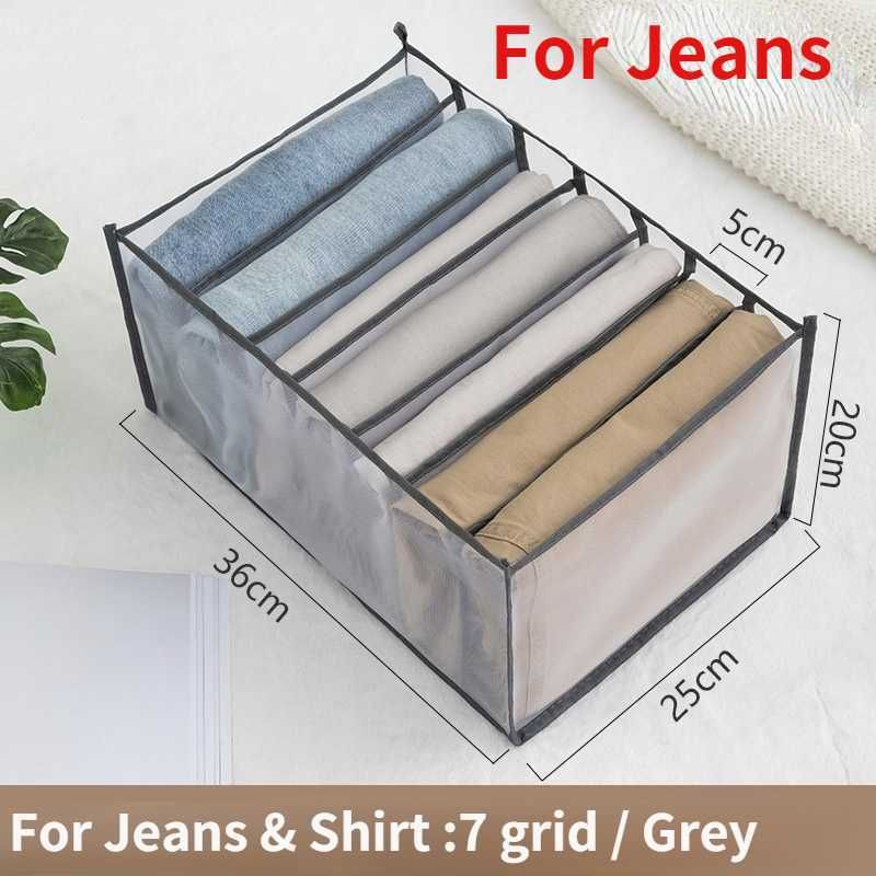 Jeans plädgrå