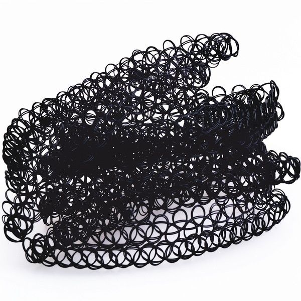 Kedjor Delysia King 12 delar / set Gotisk Punk Elastisk Ihålig Chocker Dam Smycken Fisklinje Tatuering Stretch Vintage_voghion.com