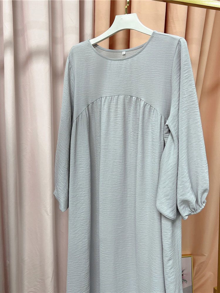 Lightgray Abaya-1