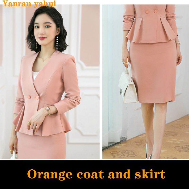 jupe de manteau orange