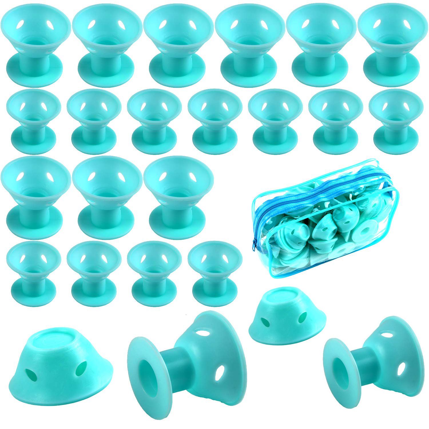 40 Pcs Cyan