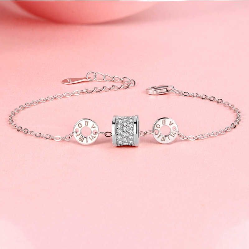 Kleine taille diamant armband platinum-