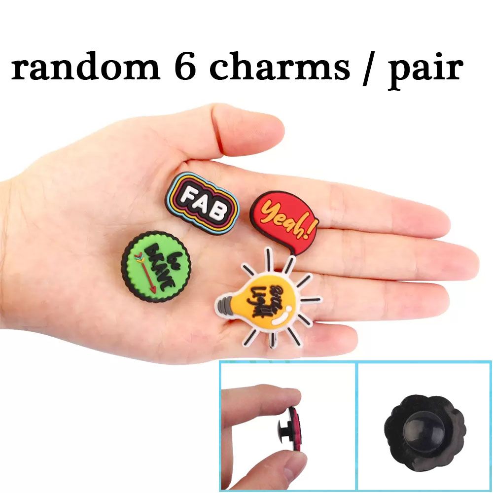 met 6 charms accessoires