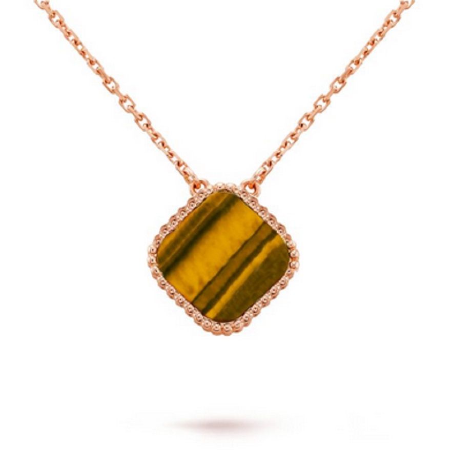 Clover Rose Gold-tiger&#039;s Eye