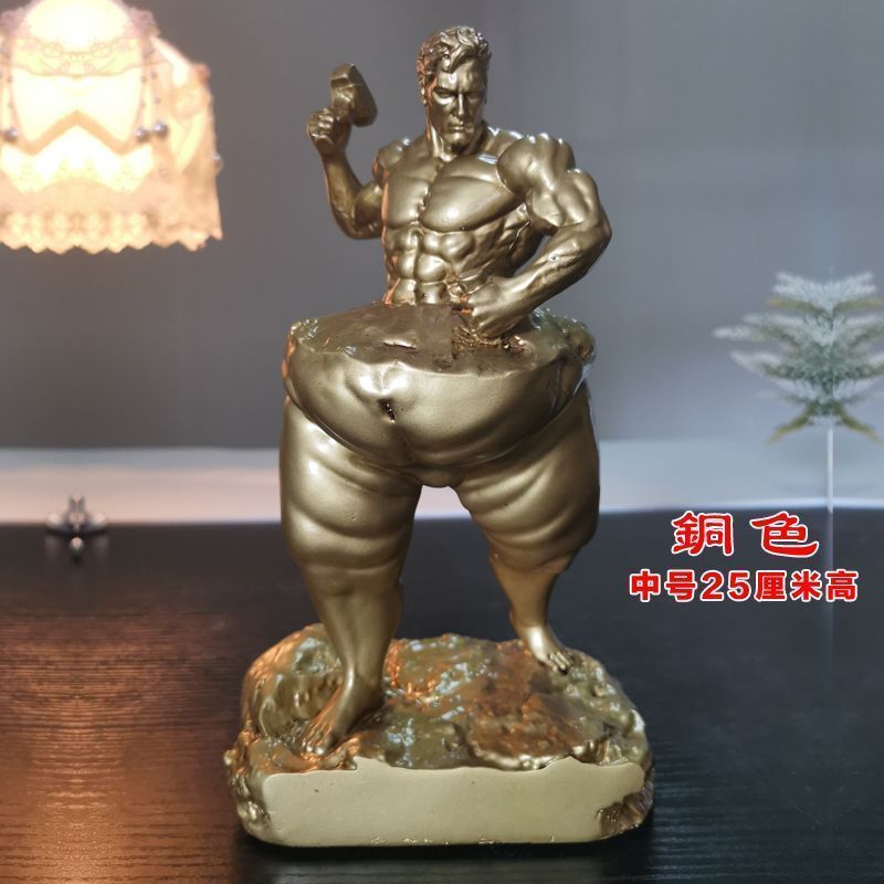 Bronze man-25 cm